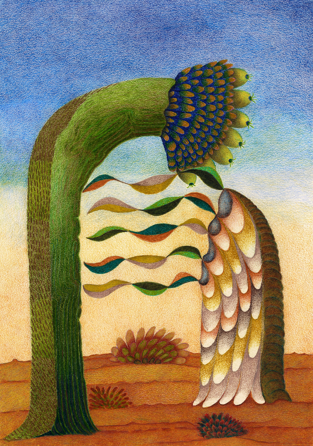 Sprouting with Blue Sky